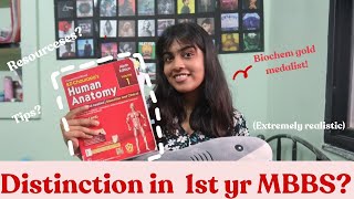 Distinction in 1st year MBBS  Resources and Tips [upl. by Eugenia]