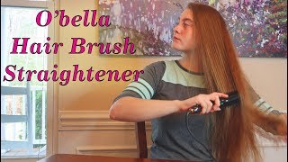 🌺 HAIR BRUSH STRAIGHTENER IONIC Anion Obella Hot Air Brush Review 👈 [upl. by Euqinoj]