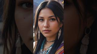 Ai Native American Girls nativeamerican elcondorpasa leorojas trending shorts flute viral ai [upl. by Wasson]