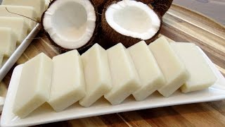 How To Make Coconut Sticky Rice Cake  Nian Gao  Steamed Chinese New Year Cake 椰汁年糕 [upl. by Esidarap]