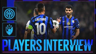 TAREMI ZIELINSKI E INTER 40 STELLA ROSSA  PLAYERS INTERVIEW 🎙️⚫🔵 [upl. by Assele]