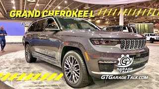 GTPreview 2021 Jeep Grand Cherokee L First Look  Houston Auto Show [upl. by Dnivra]