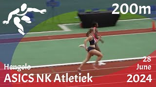 Lise 200m ASICS NK Atletiek  28062024 [upl. by Vyner]