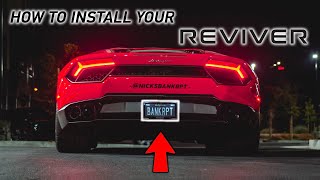 How to Install REVIVER Digital License Plate [upl. by Oberheim]