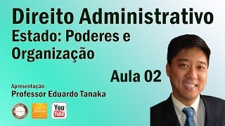 Direito Administrativo  Aula 02 Estado Poderes e Organização Administrativa [upl. by Lamprey]