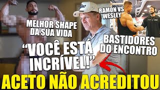 RAMON ASSUSTADOR SHAPE ABSURDO A 2 DIAS DO OLYMPIA DEIXA ACETO IMPRESSIONADO DINO ENCONTRA VISSERS [upl. by Janie]