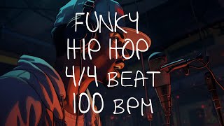 44 Drum Beat  100 BPM  HIP HOP FUNKY [upl. by Lorrie]