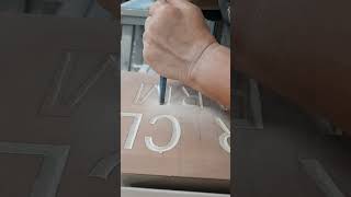 ha s carving letters [upl. by Ativel761]