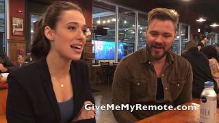 CHICAGO PD Patrick John Flueger amp Marina Squerciati Tease a Burzek Moment in the Crossover [upl. by Yehus297]