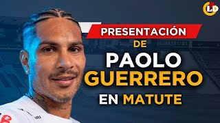 PAOLO GUERRERO ES PRESENTADO COMO NUEVO JUGADOR DE ALIANZA LIMA  LATINA DEPRTES [upl. by Dnomse71]