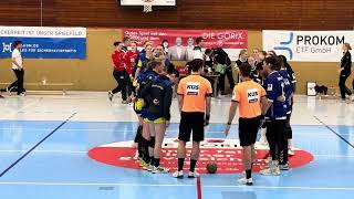 061024 🤾🏼‍♀️DHB 3 Liga St Nord Begrüßung Berliner TSCBuxtehuder SV II [upl. by Ticon28]