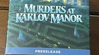 Murders At Karlov Manor Prerelease MTG  Full Unbox and Overview of New Set [upl. by Nosyla]