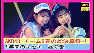 AKB48 チーム8 春の総決算祭り 9年間のキセキ 昼の部 Team8 挨拶から始めよう 制服の羽根 へなちょこサポート ラストコンサート Live ライブ ぴあアリーナMM 4k 横浜 [upl. by Ysdnyl152]