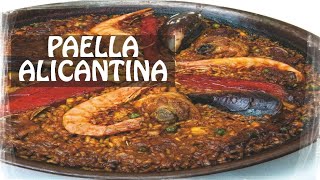 PAELLA ALICANTINA  paella mixta [upl. by Bolitho]