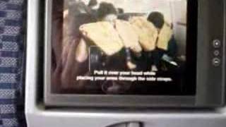 Continental Airlines Boeing 777 safety video Aug 2007 [upl. by Siravrat]