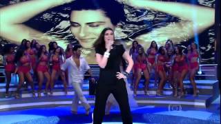 Laura Pausini  Limpido  Domingão do Faustão [upl. by Ybbed]