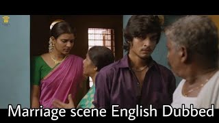 Tamil movie english dubbed  VADA CHENNAI MARRIAGE SCENE ENGLISH DUBBED😂 [upl. by Andree881]