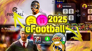 eFootball 2025 Update  😍🔥Official Release Date Edit Mode Master League  Manager amp New Changes 🤩 [upl. by Aneg]