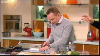 Aggi Sverrisson Cornish Ling SaturdayKitchenRecipeSearchcouk [upl. by Cally]