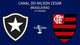 BOTAFOGO X FLAMENGO COM FAUSTO FAVARA  BRASILEIRÃO  22ª RODADA  AO VIVO [upl. by Felizio]