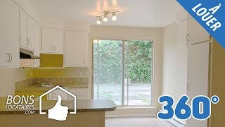 Logement à louer  Repentigny 4 12  645 BonsLocatairescom VIDEO 360° [upl. by Eltsyrc]