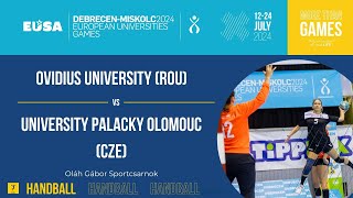 Handball Women Gold medal  Ovidius University ROU  University Palacky Olomouc CZE [upl. by Dilisio483]