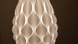 CRESTAS 3D PRINTED LAMPS BY RAFAEL RAMOS [upl. by Neiviv284]