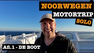 Solo Noorwegen op de Motor De boot van Kiel naar Göteborg  Afl1 [upl. by Backer]