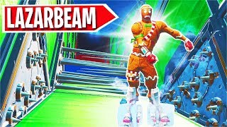 Playing The Official LAZARBEAM Deathrun Fortnite Creative [upl. by Boffa]