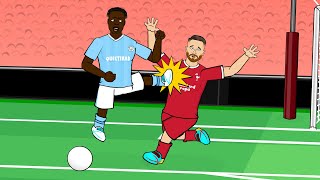 💥DOKU KICKS MAC ALLISTER💥 Liverpool vs Man City 11 Goals Highlights [upl. by Ordnagela]