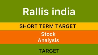 RALLIS INDIA SHARE ANALYSIS ✅ RALLIS INDIA SHARE NEWS  RALLIS INDIA SHARE TARGET ANALYSIS 010924 [upl. by Patten]