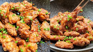 CRISPY SOY GARLIC BUTTER CHICKEN WINGS RECIPE [upl. by Law102]