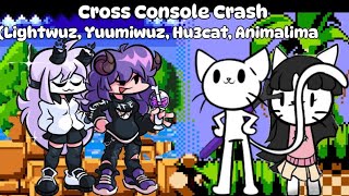 Cross YouTube Clash Cross Console Clash mas Lightwuz Yuumiwuz Hu3cat e aNIMAlima cantam [upl. by Anaujat]