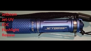 Jetbeam JetUV 3535 365nm flashlight Review [upl. by Falk]