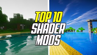 Top 10 Minecraft Shaders Best Optifine Shader Packs [upl. by Notsew392]