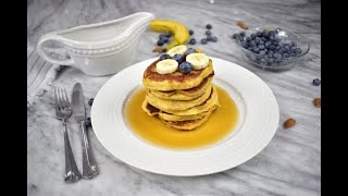 Almond Flour Pancakes Gluten free Recipe [upl. by Rustie]