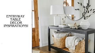 HOW TO DECORATE YOUR ENTRYWAY TABLE INSPIRATION IDEAS [upl. by Tuesday]