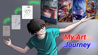 My Art Journey  How I Became Pro Artist [upl. by Harley707]