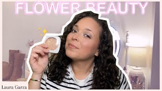 I Tried the Flower Beauty Prismatic Highlighter  A Review  Laura Garza [upl. by Wasson]