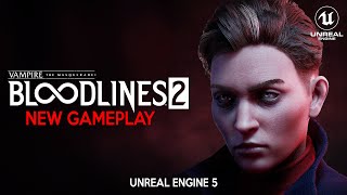 BLOODLINES 2 New Gameplay  Updated to Unreal Engine 5 and Coming Fall 2024 [upl. by Ailgna]