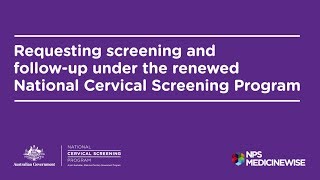 Changes to the National Cervical Screening Program [upl. by Nayhr]