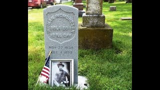 HISTORIC GRAVEYARD CEMETERY TOUR OLDEST IN MONTICELLO MINNESOTA CIVIL WAR VETERANS AND MORE [upl. by Anelam495]