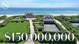 Inside a 150 Million Oceanfront Estate in Southampton New York [upl. by Cerelly]