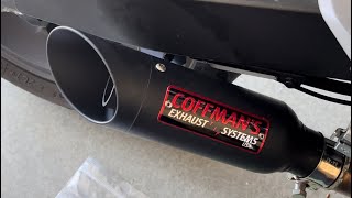 2022 CB500F Coffman’s Exhaust Installation and Sound [upl. by Ottilie]