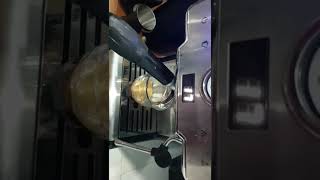 Proses Ekstraksi Espresso Menggunakan Mesin Kopi Ferratti Ferro FCM 3605 [upl. by Kcirb]