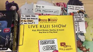 Otaku House LIVE Kuji  “Monday Freedom Kuji” Part 1 [upl. by Merell956]