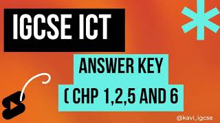 IGCSE ICTAnswer Key to Hodders ICT3rd Edition Book [upl. by Fania]