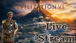 Civilization VI Stream with Friends  Playing as Trajan [upl. by Row791]