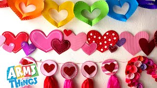 DIY Decoraciones para San Valentín  Adornos Fáciles y bonitos ❤️🩷 sanvalentin manualidades [upl. by Harhay]