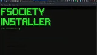 Fsociety Hacking Tools Pack install on Kali Linux 🙂  fsociety [upl. by Kele]